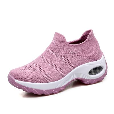 China Wholesale Breathable Sports Casual Sneakers Factory Comfort Outdoor Shoes Increasing Climbing Walking Shoes Women's Style Outdoors for sale