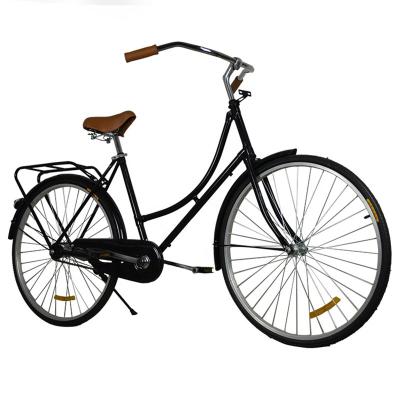 China Retro Style British Dutch Lightweight Steel City Bicycle Adult Student Leisure Transport Bicycles City Commuter Bicycles for sale