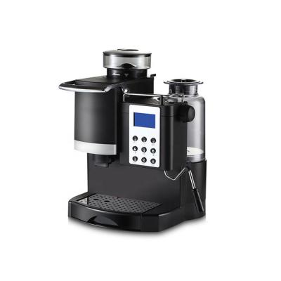 China 2022 New Home Hotel Automatic Coffee Machine Office Commercial Grinding Milk Foam Brewing Built-in Espresso Coffee for sale