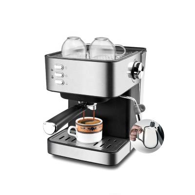 China Small Espresso Home Office Factory Direct Sales Hotel Steam Wand Milk Semi-automatic Foam Machine All-in-one Coffee Machine for sale