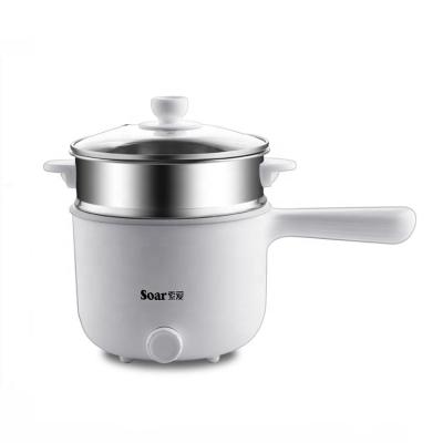 China 2022 Car Recommended Portable Cooking Pot Student Wok Mini Outdoor Portable Cooking Breakfast Hot Soup Rice Pot for sale