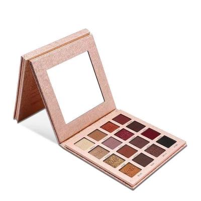 China Waterproof Eyeshadow Palette Makeup - Matte Shimmer 16 Colors Highly Pigmented - Professional Nude Warm Smoky Natural Bronze Neutral for sale