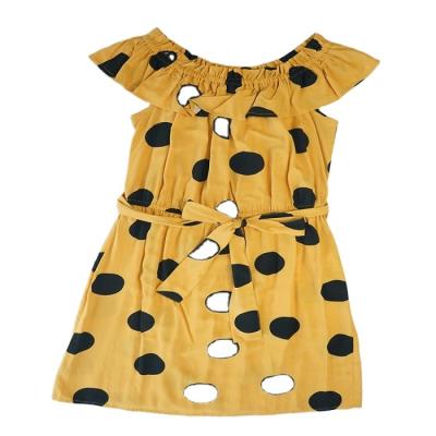 China Breathable Hot Sale Fashion Yellow Factory Women Eco Friendly Clothes Dress for sale