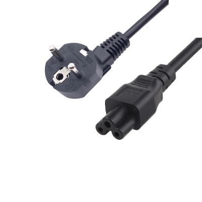 China COMPUTER Wholesale EU 250V 16A Customized Length High Quality VDE Certificate 3 Pin Plug C5 Power Cord Eu Power Cord for sale