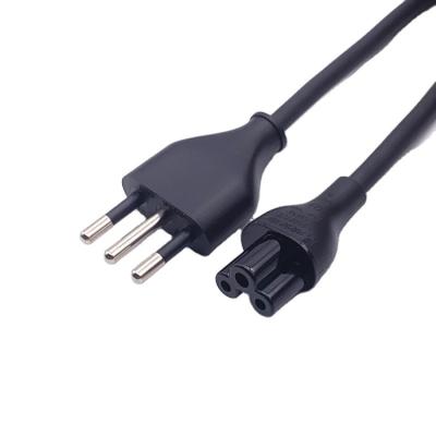 China Home Appliance Wholesale Italy 250v High Quality Power Cord For Computer 1.8m Black Color Good Quality for sale