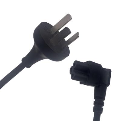 China Home Appliance 3 Pin Plug Mains Cord NC Standard 3 Prong Laptop 3 Pins Cords 10A 250V NC Power Cord for sale