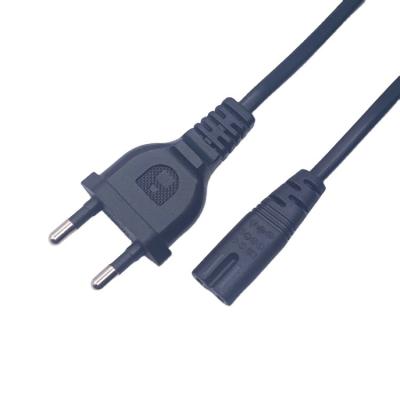 China Home Appliance Heng-well KC/KTL Approval 2 Prong Power Cord 2.5A 250V Korea 2Pin C7 kc Cerrtificates for sale