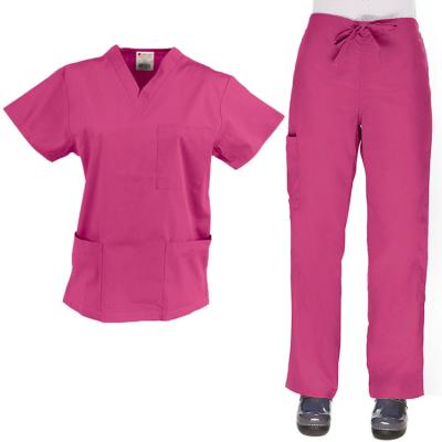 China Custom Made Hospital Women Hospital Nurse Uniform Scrub Uniform Medical Care Scrub for sale