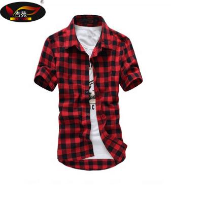 China OEM Brand Cotton Breathable Long Sleeve Plaid Print Custom Slim Fit Dress Shirts for sale