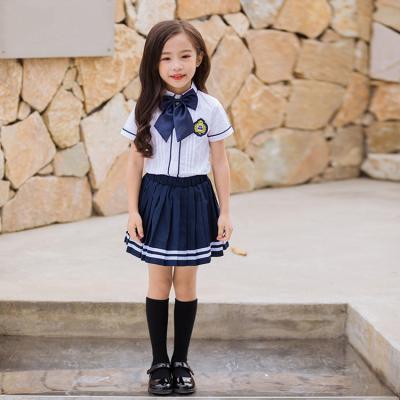 China New fashion school wholesale custom made plaid chasuble school uniform for sale