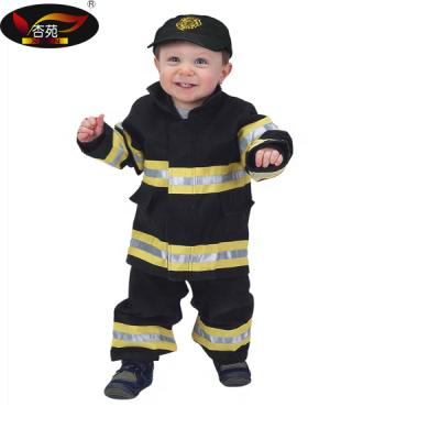 China New Design High Quality Halloween Party Kids Firefighter Costume Dress Theatrical Costume (Fireman Man) for sale