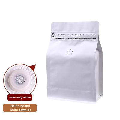 China Recyclable Coffee Bag With Valve Factory Price Coffee Bags With Valve Kraft Paper Bags Food Grade for sale