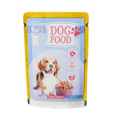 China Moisture Proof Zipper Stand Up Self Seal Plastic Custom LOGO Kraft Foil Pet Food Bag Large Capacity Bag for sale