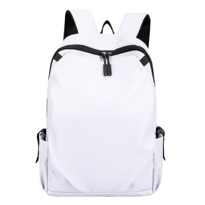 China Cute Custom Stylish Water Resistant Laptop Backpack Waterproof Multi Colored USB White Lady for sale