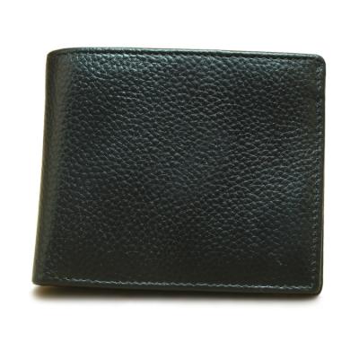 China 2021 New Design RFID Genuine Cow Leather Men Wallet Fashionable Slim Durable for sale