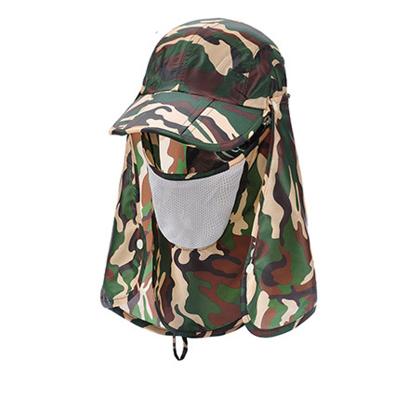 China 2020 Breathable New 360 Degree Sports Hat Fishing Hat Sun Quick Dry Hat With Face Neck Fin Cover for sale