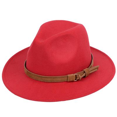 China Autumn And Winter New European And American Beauty Fashion Wide Brim Fedora Hats Men for sale