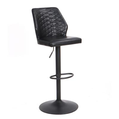 China Nordic modern rattan bar stool barhocker bar stool stuhl industrial modern black adjustable bar Silla metal bar stools types of for sale