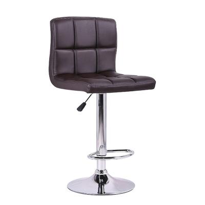 China Modern Detached Pieces Pour Bar Stool Contemporary Black Leather Adjustable Bar Stools Bar Stools 72cm Altos Bar Stools for sale