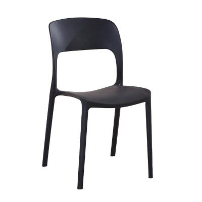 China Modern sillas soft restaurante chair in sillas plastic plasticas polypropylene cafe chair modern stackable plastic chair for sale