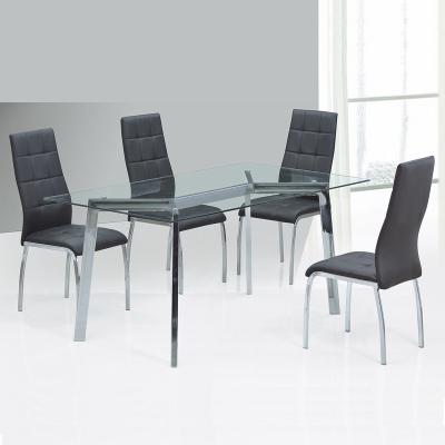 China Blue Glass Dining Room Sets (Height)Adjustable Mesas De Para Restaurantes Square 4 Turkish Chairs Cheap for sale