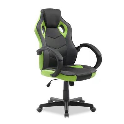 China Wholesale Cheap Leather Ergonomic Gamer Rotating Premium Silla Ordenador Gaming Swivel Chair Custom Green Office Chair Gaming Chair for sale