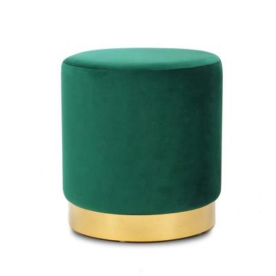 China Foldable storage stool velluto beanbag velvet sofa stool dressing table step stool for sale