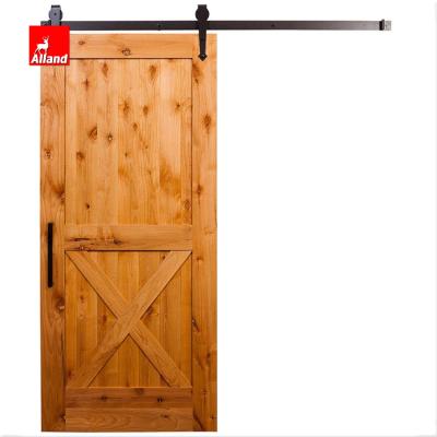 China Craftsman Vertical CRAFTSMAN PANEL SLIDING SOLID WOOD BARN DOOR for sale