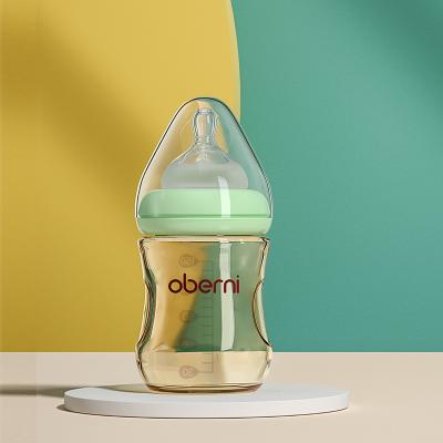 China BPA Free High Quality Silicone Plastic Large Decoration Baby Bottle Glass Bottle With Feeding Bottles For Gift for sale