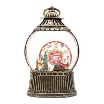 China Worldwide Lighted Musical USB Powered Floating Sky Wheel Water Glitter Lamps Decorative Christmas Lantern for sale