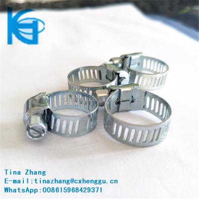 China Pipe Clamp Taiwan Type Gas Pipe Clamp Small Pipe Clamp Metal Clamp With Negative Screw for sale