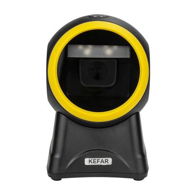 China Barcode Qr Scanner Desktop Barcode Reader Barcode Scanner 1D 2D QR Code for Supermarket Store Auto Sense Data Matrix Reader for sale