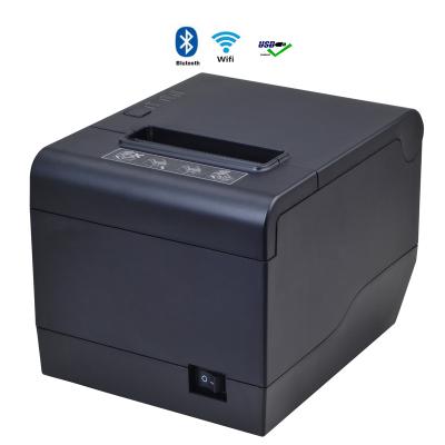 China KR-808 80mm Cheap Prices Wireless WiFi USB POS Receipt Black And White Wireless Thermal Printer With Auto Cutter for sale