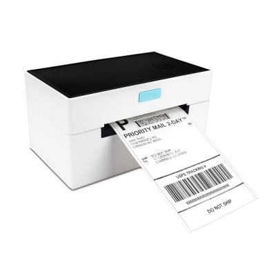 China 4 Inch Black And White BT And USB Wireless Barcode Label Printer 4x6 Thermal Shipping Label Printer for sale