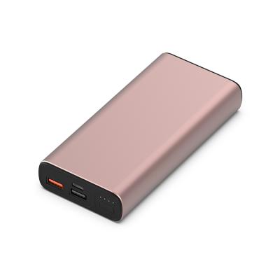 China Support PD30W 20000mAh metal super fast slim concise power bank best-selling fast charger 2021 trending new electronic products for sale