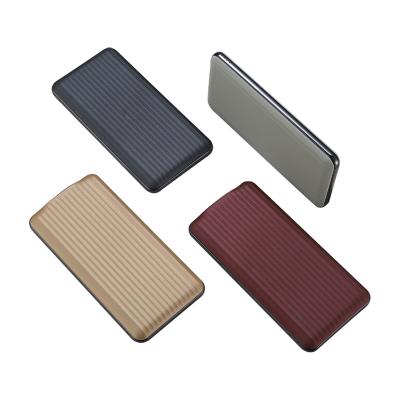 China Super Slim Fast Charging Luggage Box Design OEM Wholesale Portable Charger Power Bank Support 10000mAh 2.4A Charging for sale