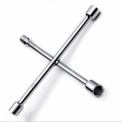 China Universal Multifunctional Chrome Vanadium Steel Open End Wrench Socket Wrench Car Tire Cross Wrench for sale