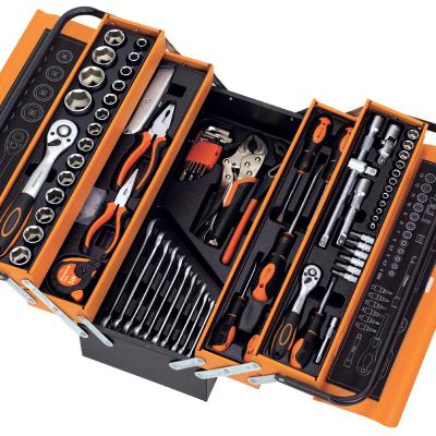 China Industrial DIY Tools Wrench Vanadium Chrome Wrench Toolbox Repair Car Use and Ratchet Socket Set 85PCS for sale