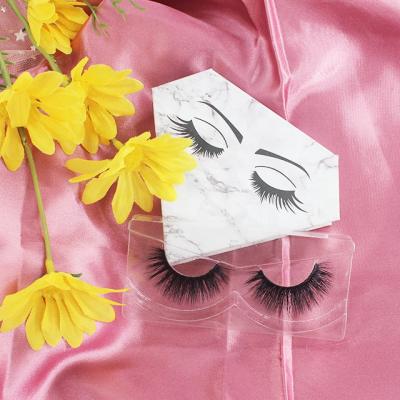 China 2021 Natural newcomer long natural eyelashes3D mink 15 mm whips eyelash wholesale best sellers LPD091 for sale