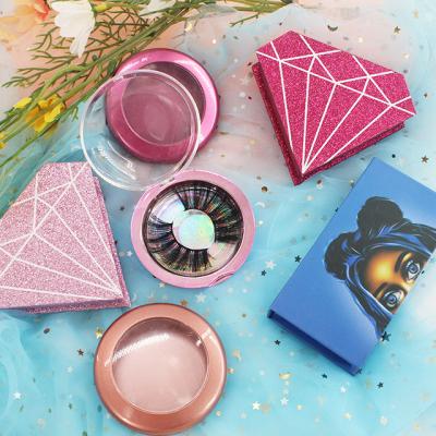 China Double 3D Layered False Eyelashes Fluffy Vendor Private Label Lashes Luxury 3d Eyelash 25mm Dispensers D04 for sale