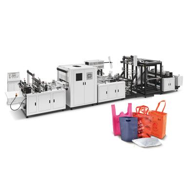 China Factory Online Handle Tying Ultrasonic Non Woven Box Bag Making Machine for sale