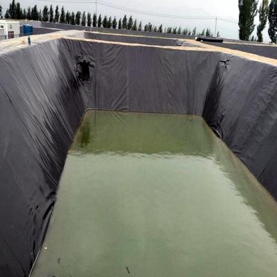 China Industrial factory price 1.0mm 1.5 mm artificial lake dam discharge reservoir lining liner HDPE geomembrane for sale