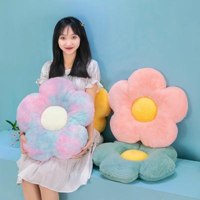 China DL316 Eco-friendly Flower Shaped Comfort Pillow Daisy Flower Decoration Daisy Flower Shaped Floor Pillow Cushion for sale