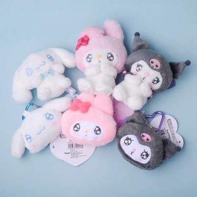 China New Eco-friendly DOULUO Style Cartoon Kuromi Melody Cinnamoroll Stuffed Coin Purse Plush Bag For Gifts for sale