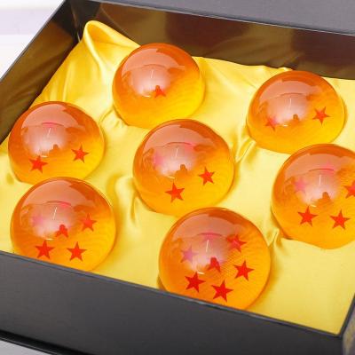 China Wholesale Eco-friendly 3.5cm 7pcs/set 7 Dragon Balls Resin Crystal Ball GOKU Dragon Spheres by DOULUO for sale