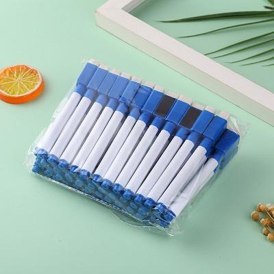 China White Board Plastic Magnetic Dry Erase Marker Pens with Eraser for School and Office for sale