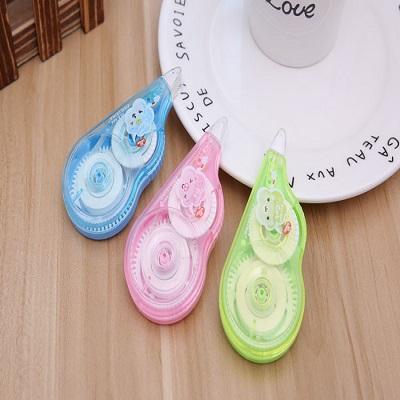 China Environmentally Safe Designs Kids Stationery Colored Correction Tape For School Supplies for sale