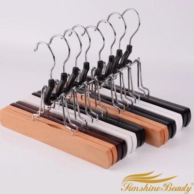 China Wooden Hanger Buying Strong Rack For Hair Extension Factory Wholesale Hanger for sale