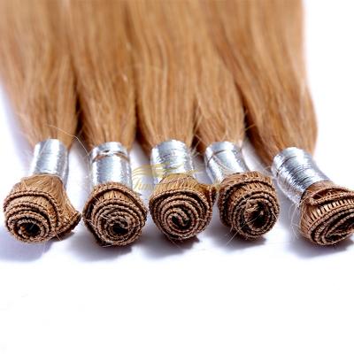 China Silky Straight Wave Chinese Hair Weft Wefth Handtied Hair Weft Extensions for sale