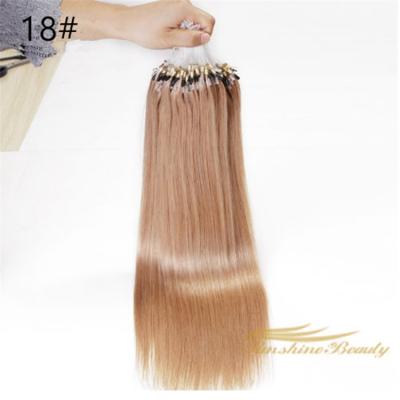 China Manufacturer Silky Straight High Quality Micro Loop Ring Hair Extensions For Salon Hair Extension Store And Wholesaler From China Wave for sale